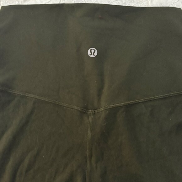 Lululemon Align High-Rise Pants 25" Dark Olive Size 4 Nulu Fabric Yoga Leggings - Picture 6 of 9